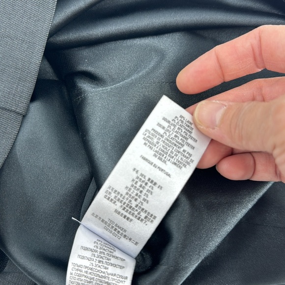 TED BAKER LONDON Women’s Gray Tailored Mini Dress Size 1 (US 2-4) EUC - Picture 13 of 17